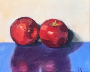 apples purple, 8x10